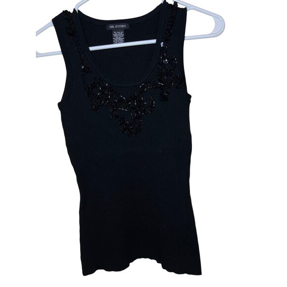 Cool Attitudes Tops - Cool Attitudes Ribbed Knit Top Size Medium